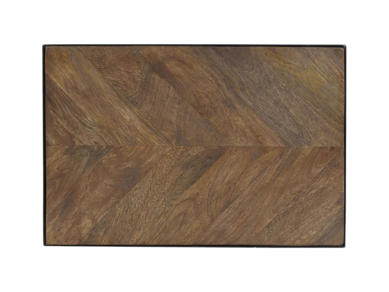 Table d'appoint CHISA - 45x30x62cm - Marron