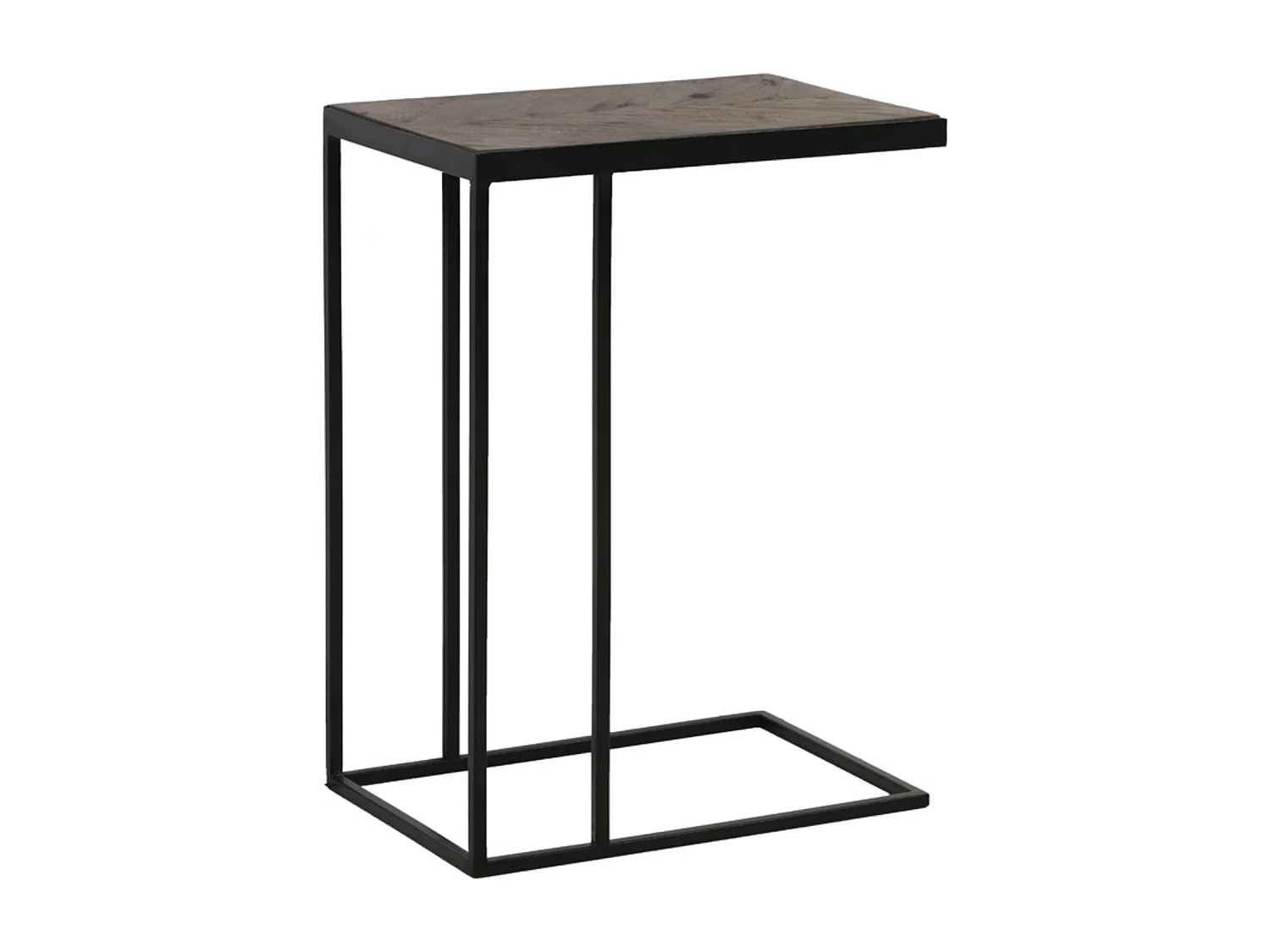 Table d'appoint CHISA - 45x30x62cm - Marron