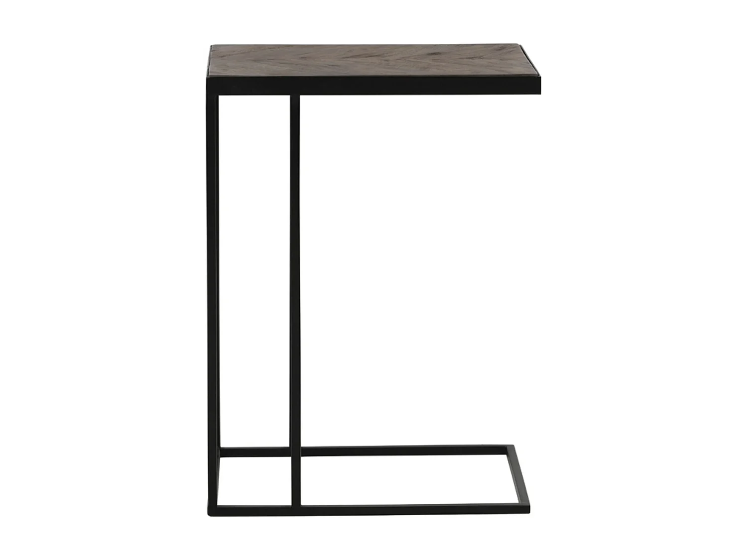 Table d'appoint CHISA - 45x30x62cm - Marron