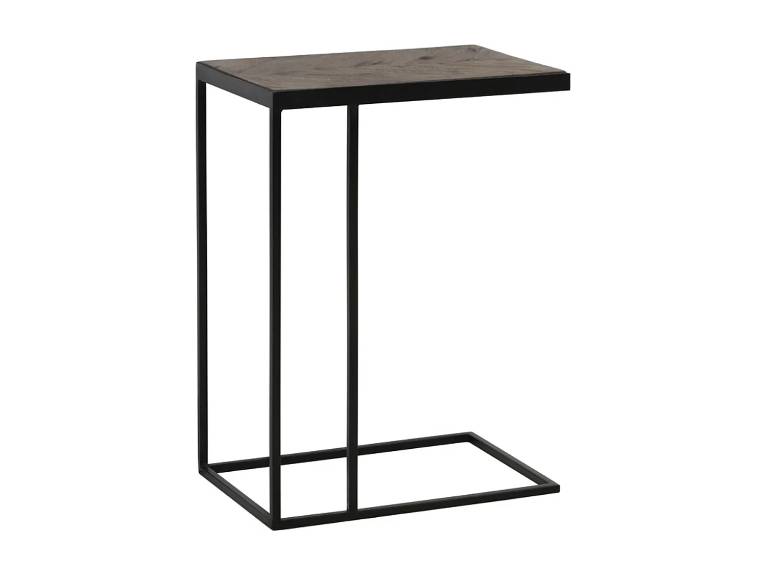 Table d'appoint CHISA - 45x30x62cm - Marron