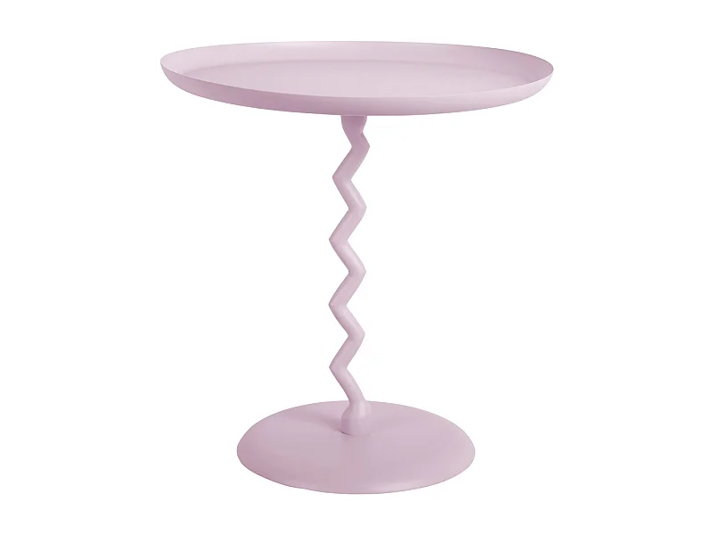 Table d'appoint Zig Zag Medium - Violet doux