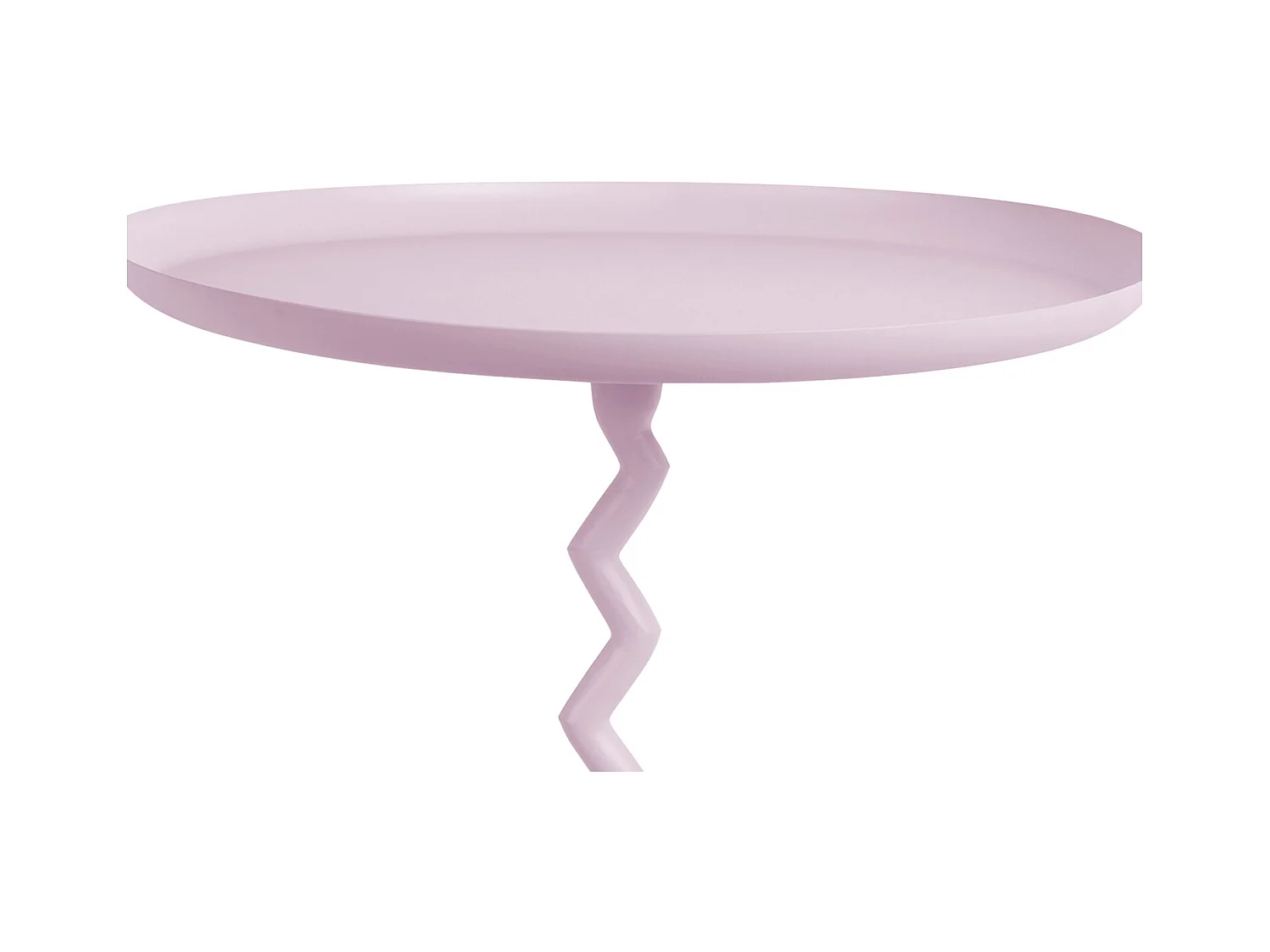Table d'appoint Zig Zag Medium - Violet doux