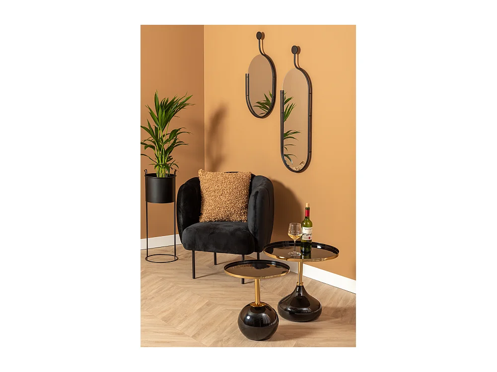 Bijzettafel Mila Large - Zwart