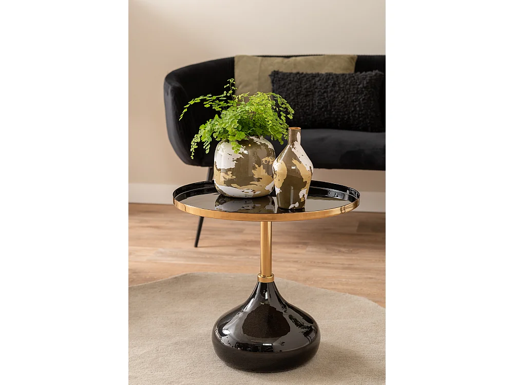 Table d'appoint Mila Large - Noir