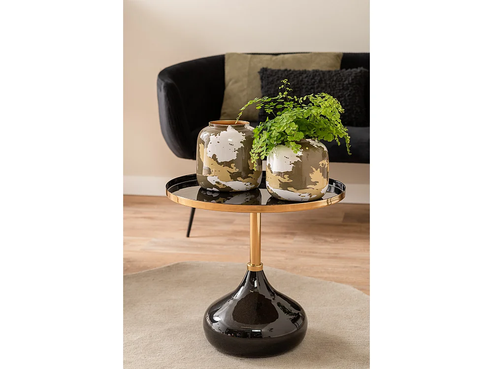 Table d'appoint Mila Large - Noir