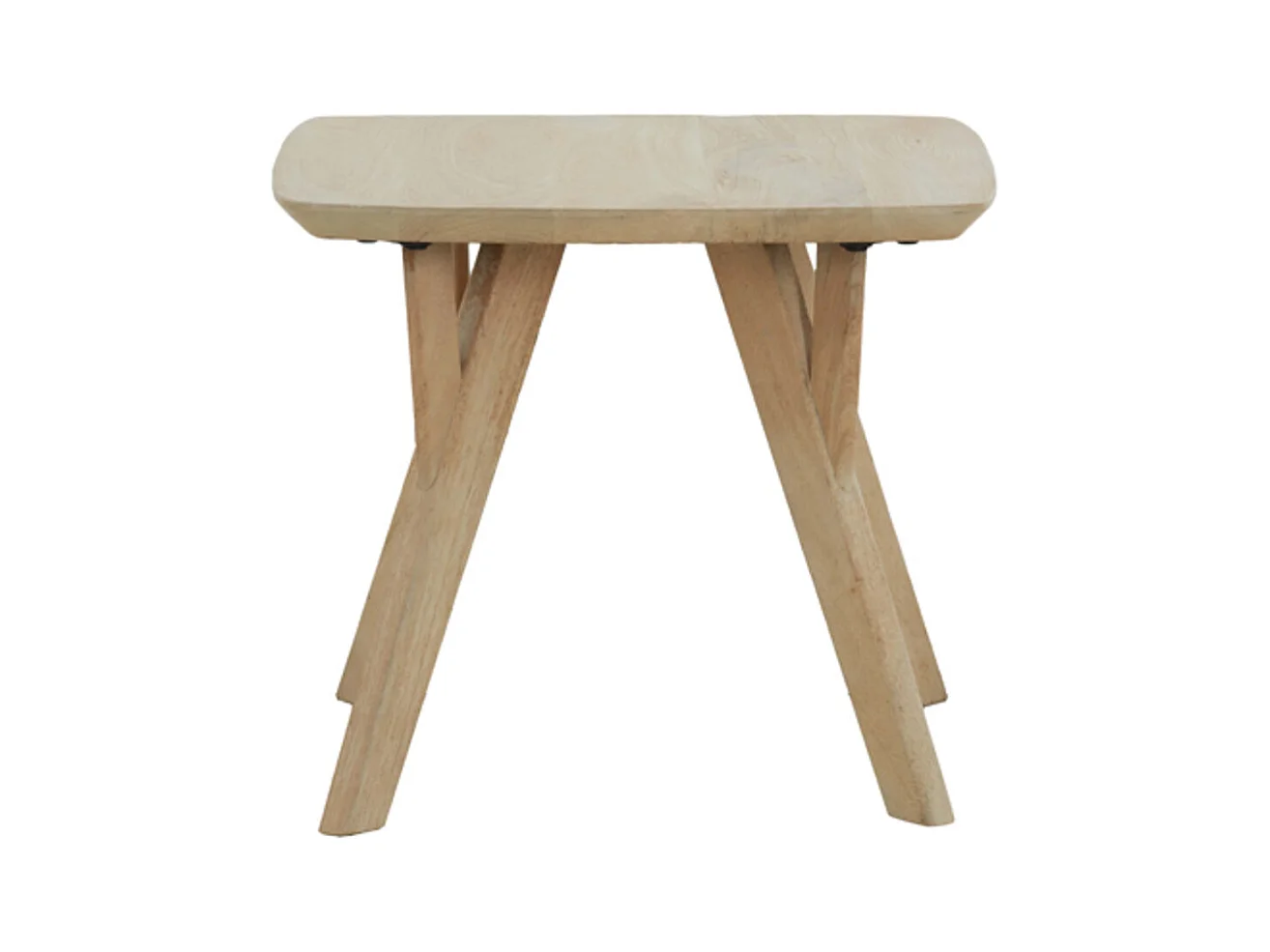 Table d'appoint QUENZA - Ø50x42cm - Marron