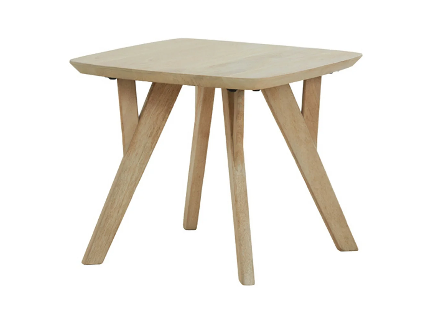 Table d'appoint QUENZA - Ø50x42cm - Marron