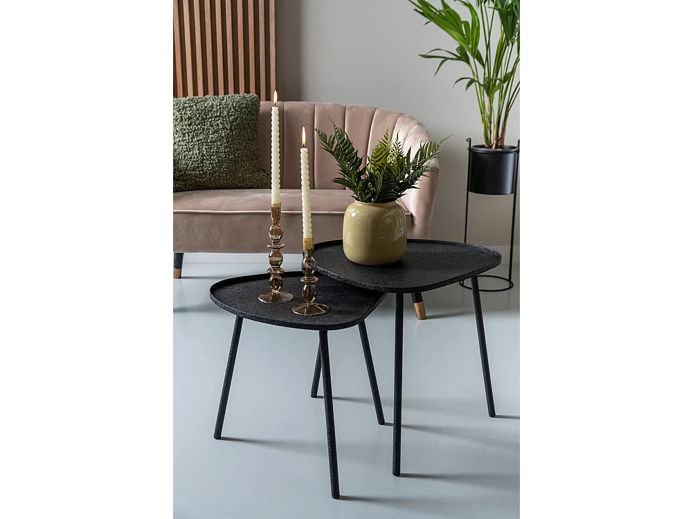 Table d'appoint Boaz Large - Noir