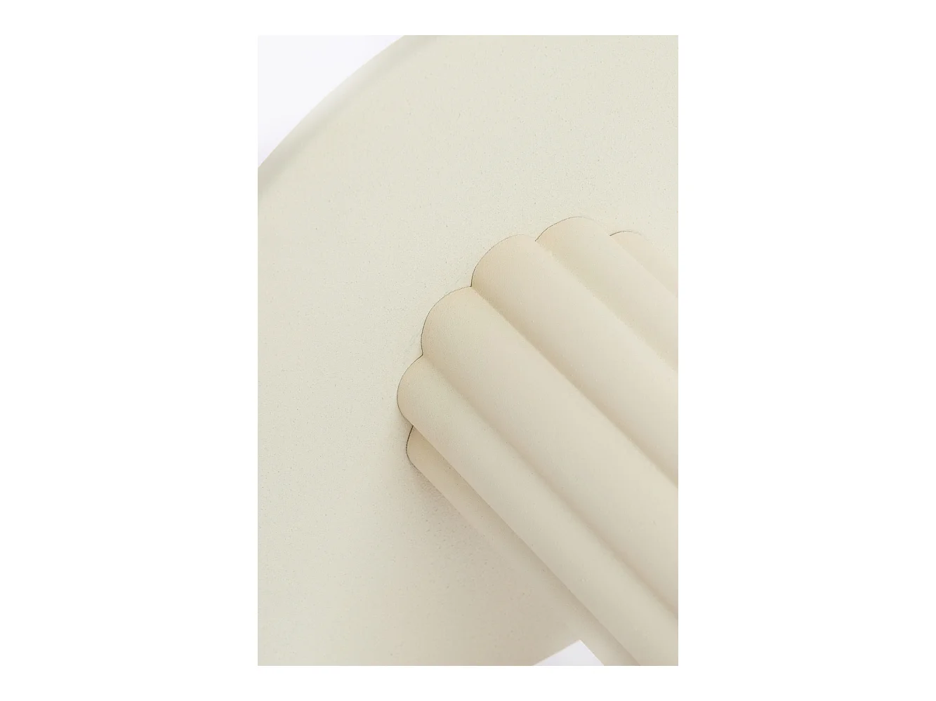 Table d'appoint ROSARIO - Ø70,5x54cm - Blanc