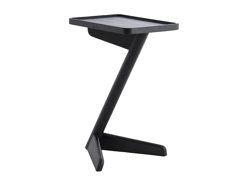 Mesa auxiliar QIANO - 45x42x63cm - Negra