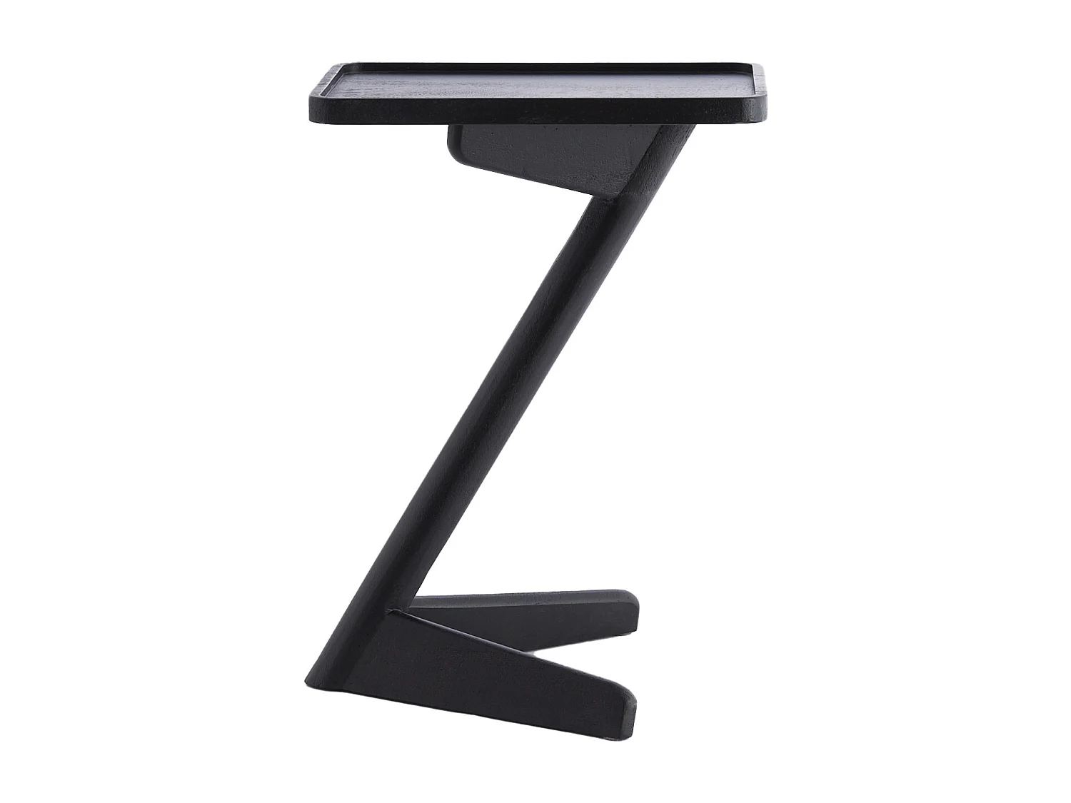 Mesa auxiliar QIANO - 45x42x63cm - Negra