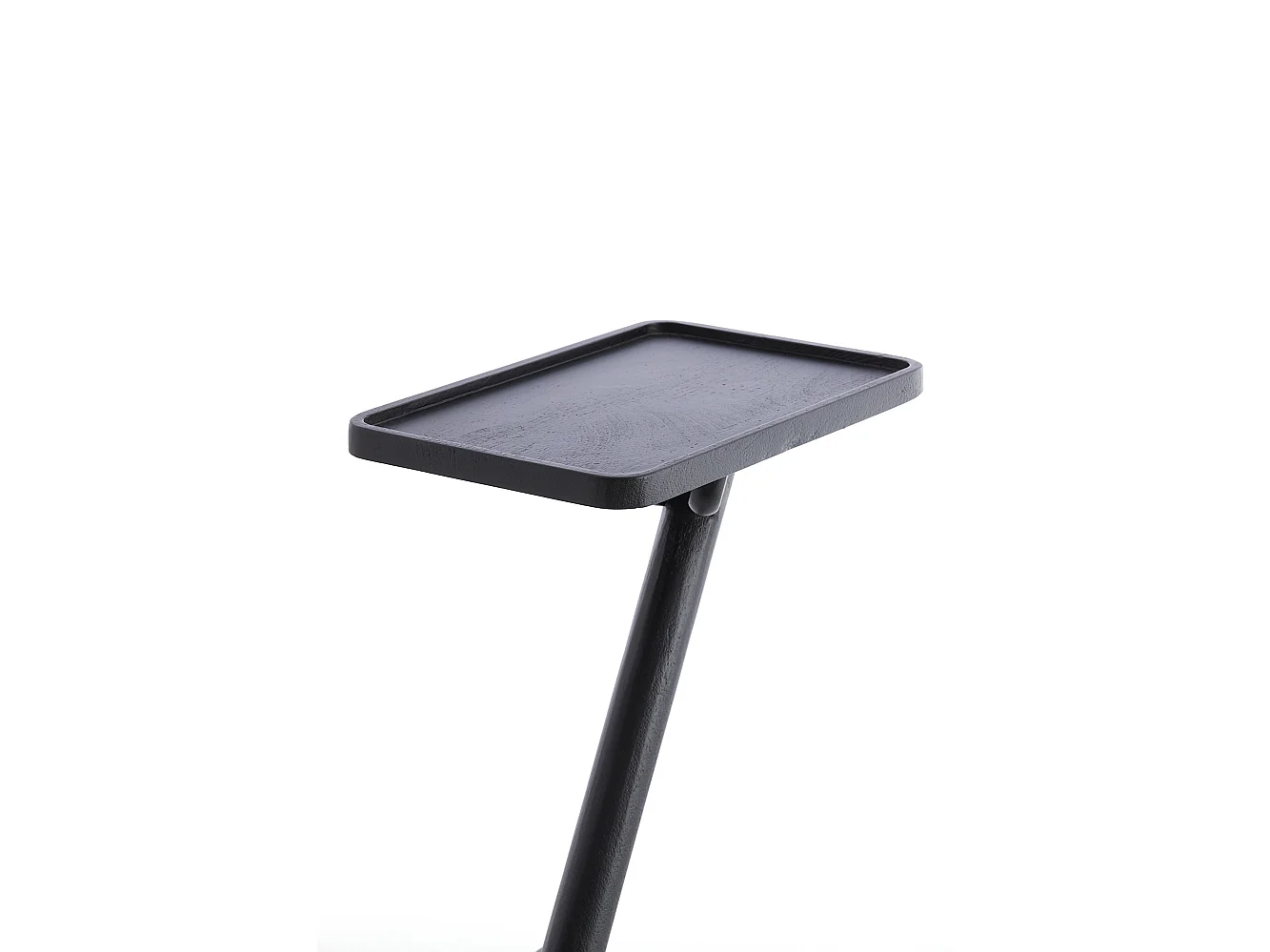 Mesa auxiliar QIANO - 45x42x63cm - Negra