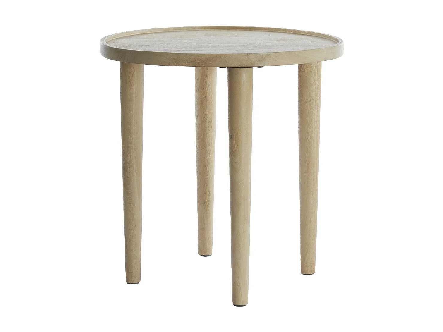 Beistelltisch QIANO - Ø49x49cm - Braun