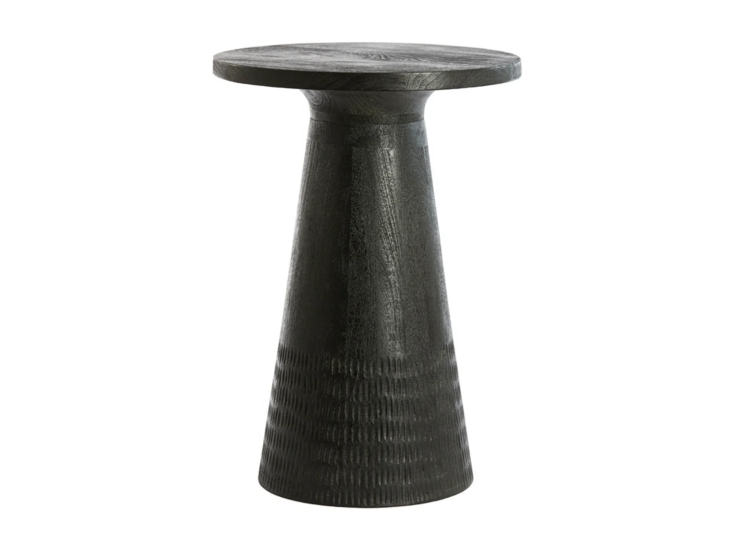 Table d'appoint PAXOS - Ø45x64cm - Noir