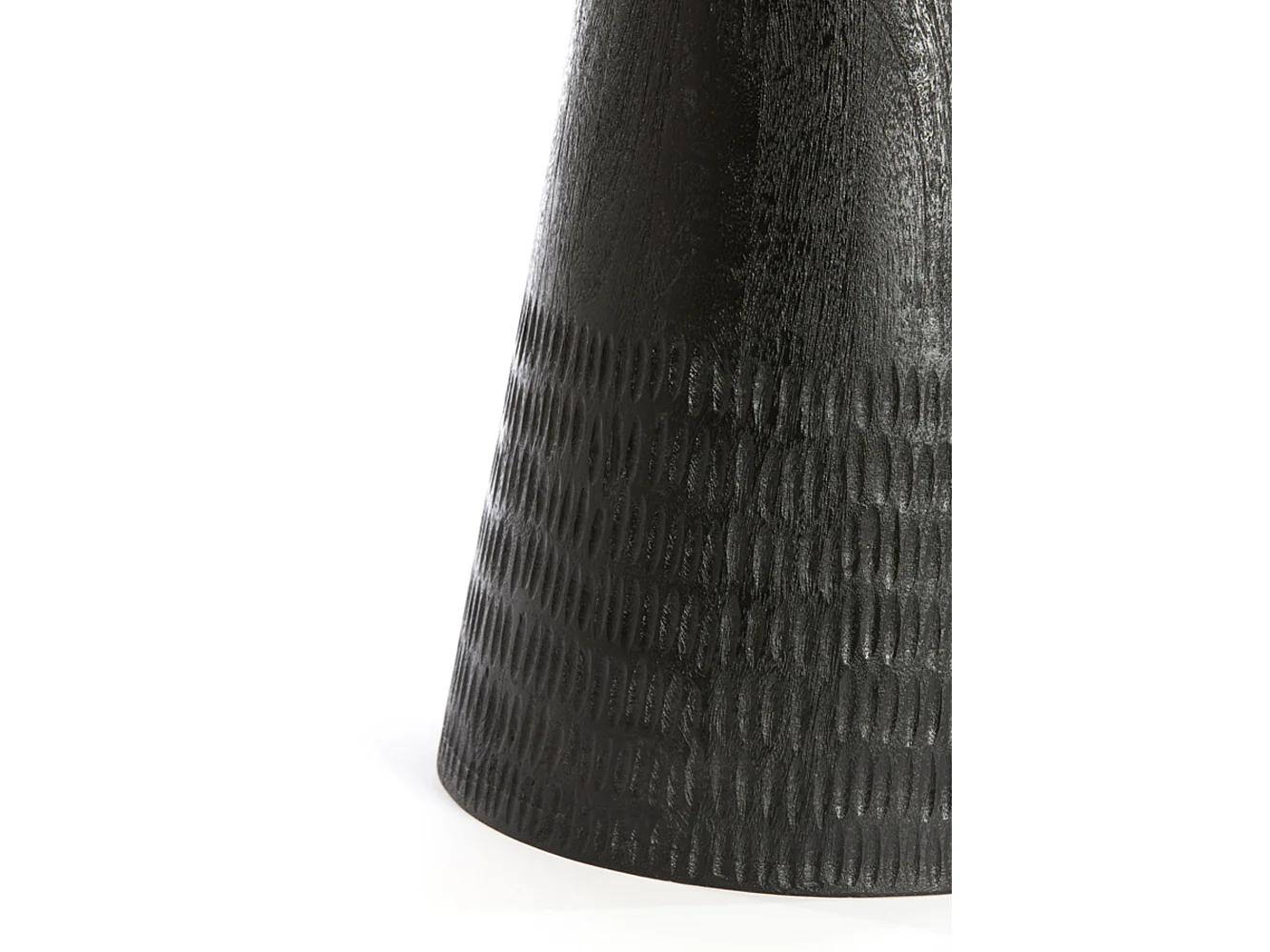 Table d'appoint PAXOS - Ø45x64cm - Noir