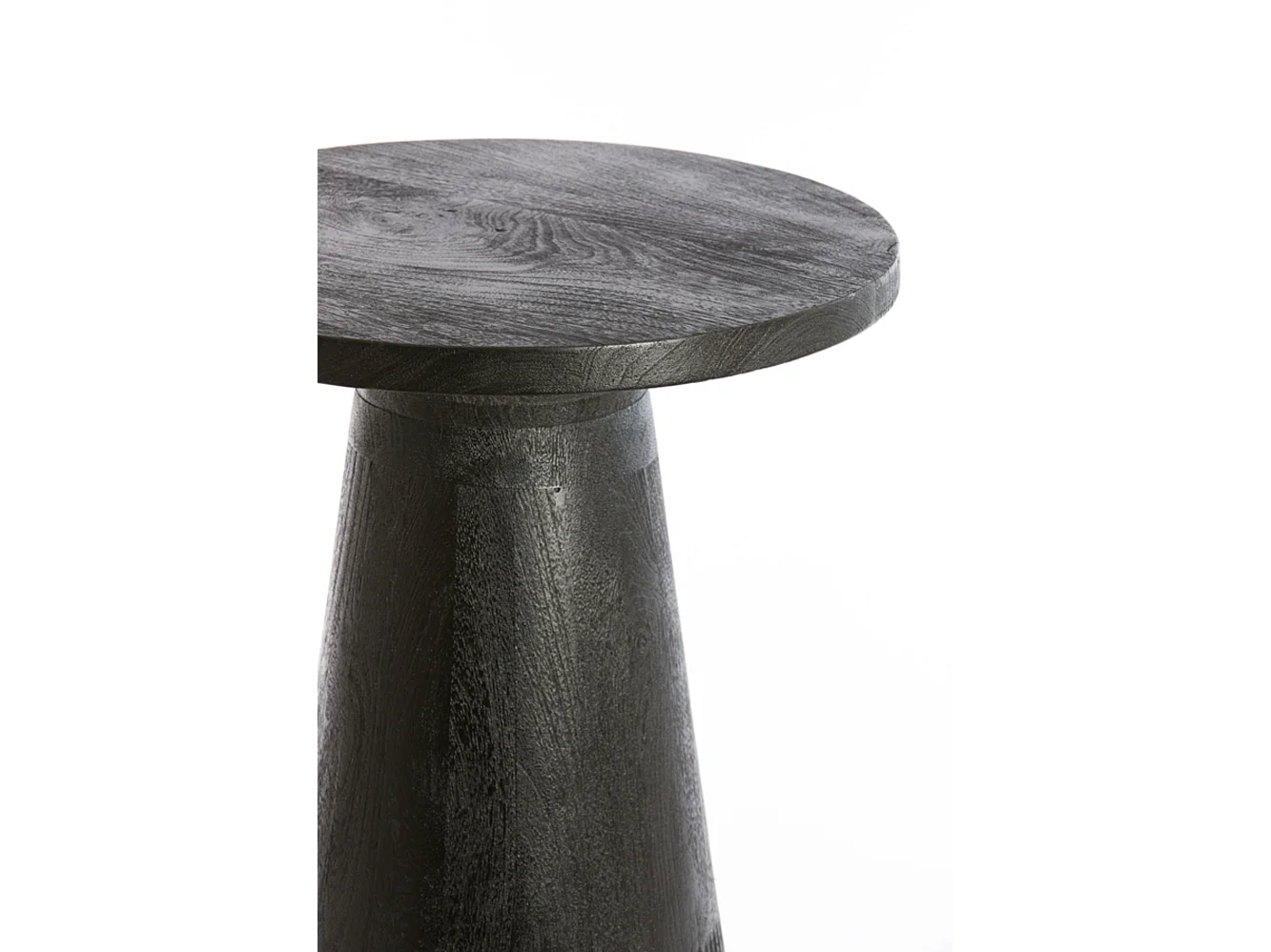 Table d'appoint PAXOS - Ø45x64cm - Noir