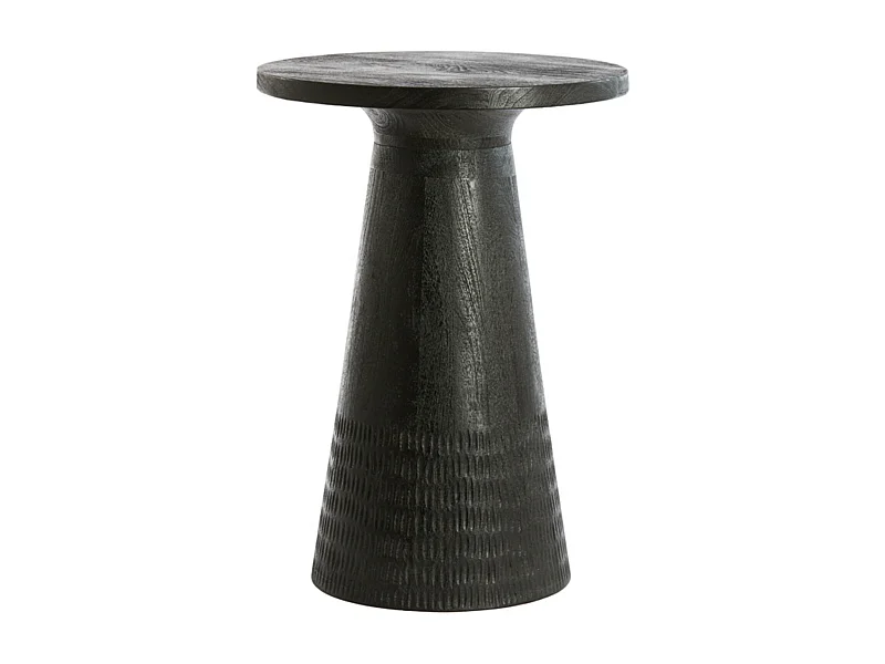 Table d'appoint PAXOS - Ø45x64cm - Noir