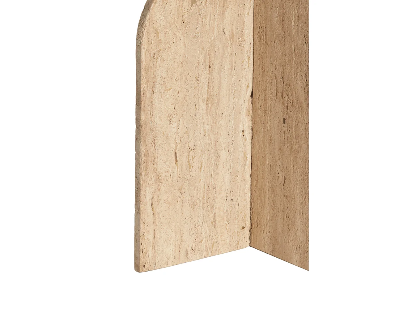 Bijzettafel OTINIA - Ø41x56cm - Bruin