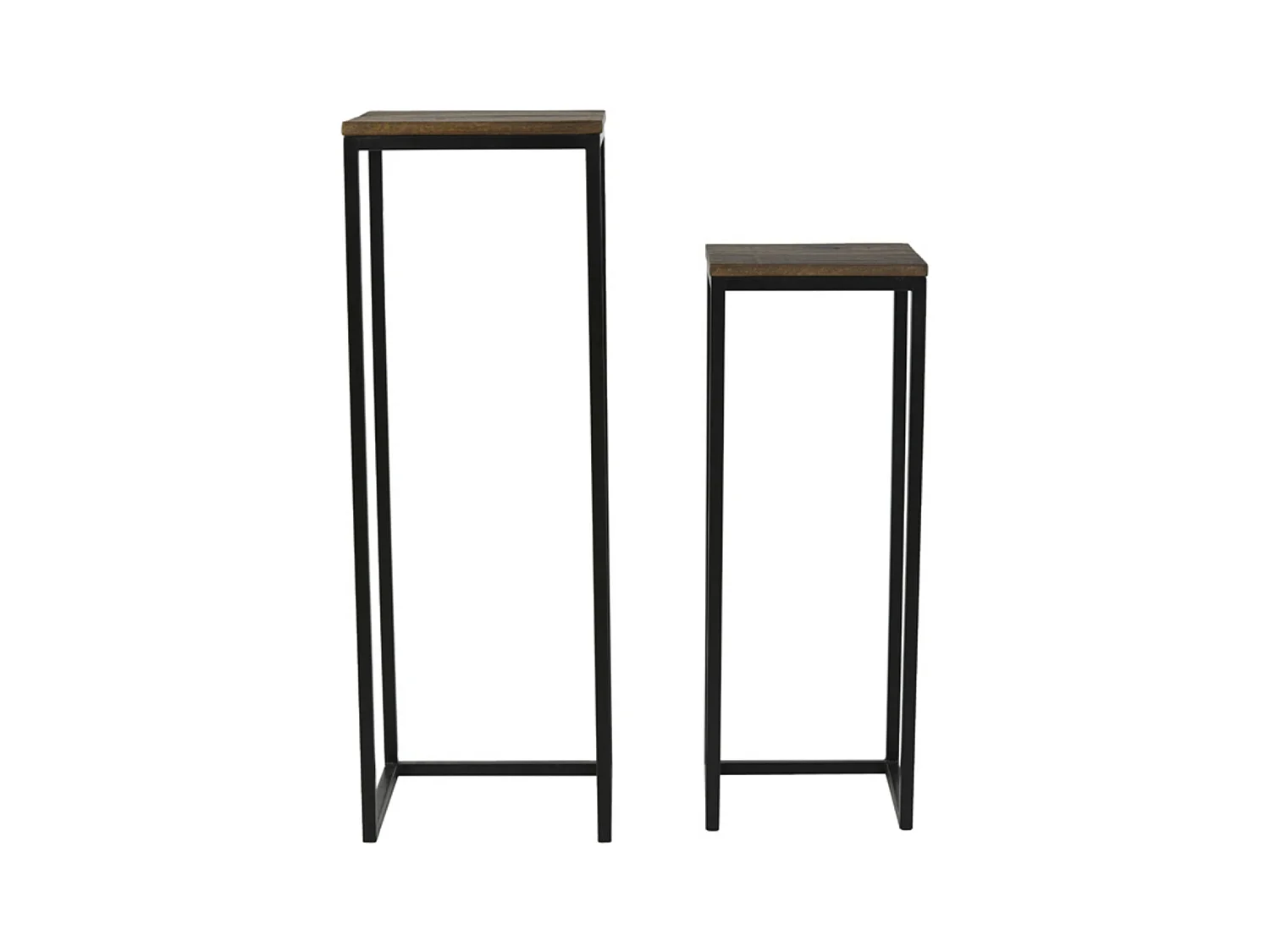Zuil BRYSON - Ø36x103cm - Bruin - Set van 2