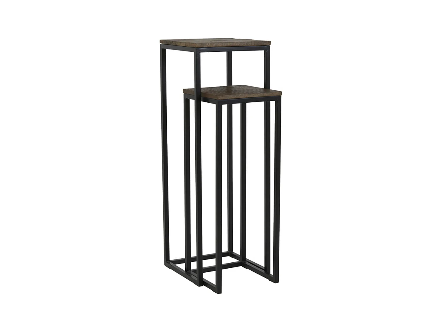 Zuil BRYSON - Ø36x103cm - Bruin - Set van 2