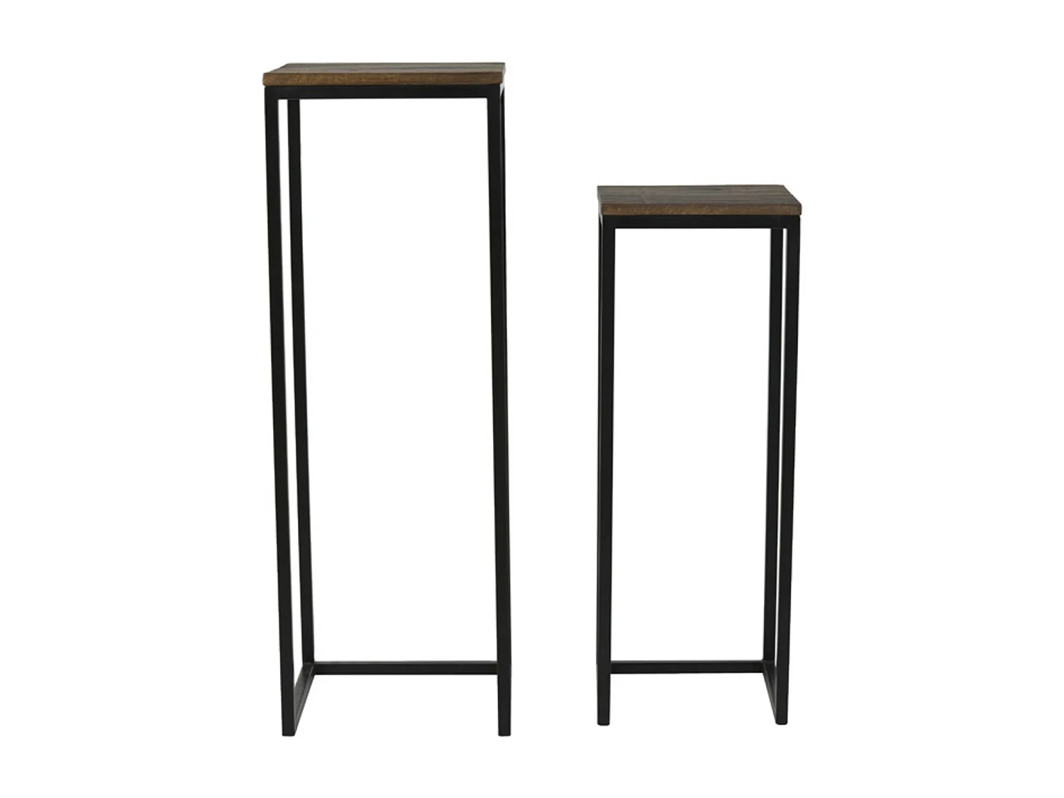 Zuil BRYSON - Ø36x103cm - Bruin - Set van 2