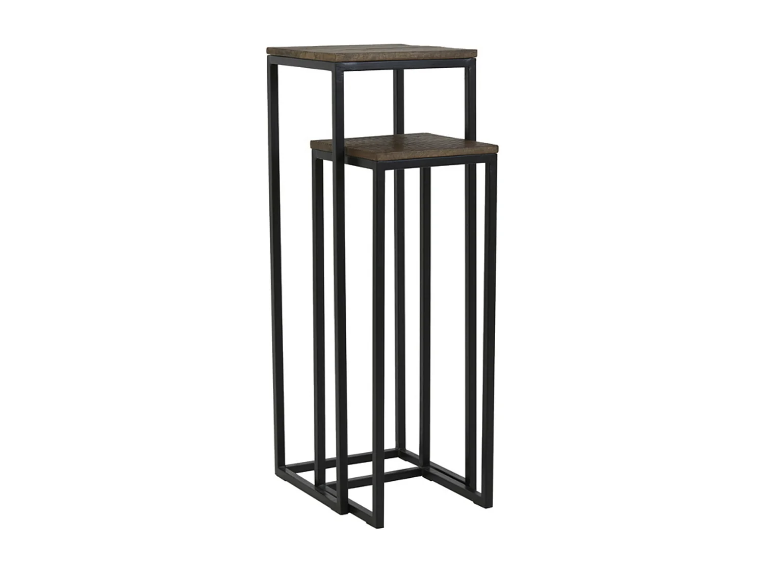 Zuil BRYSON - Ø36x103cm - Bruin - Set van 2