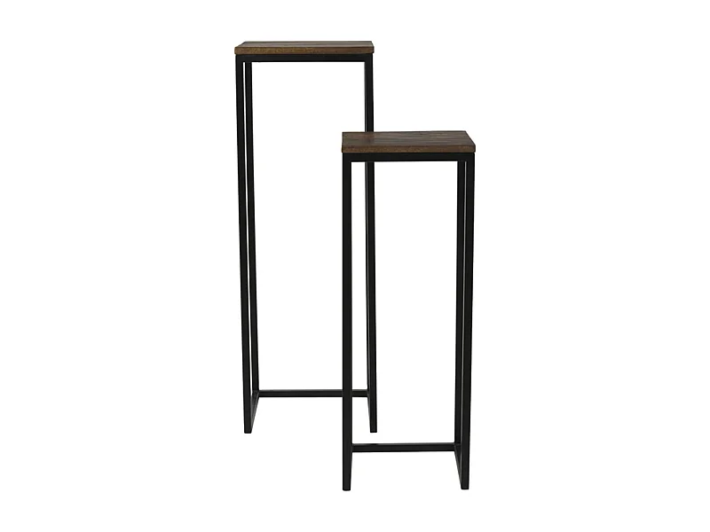 Zuil BRYSON - Ø36x103cm - Bruin - Set van 2