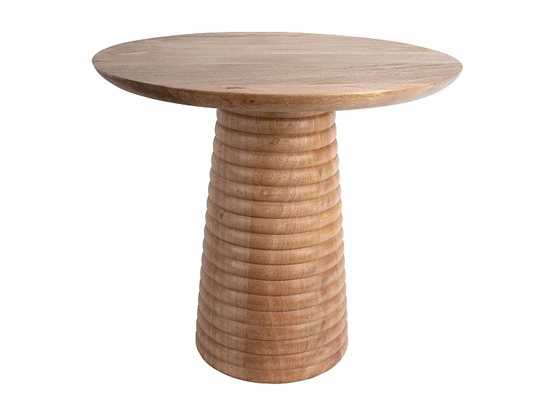 Table d'appoint Force Layered Base Large - Bois de manguier