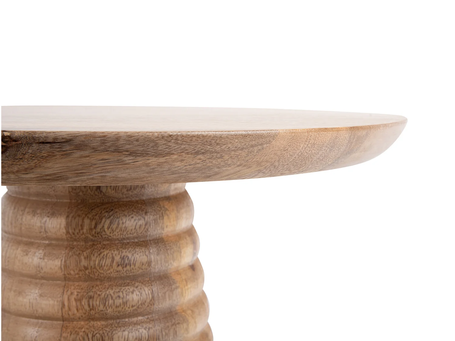 Table d'appoint Force Layered Base Large - Bois de manguier
