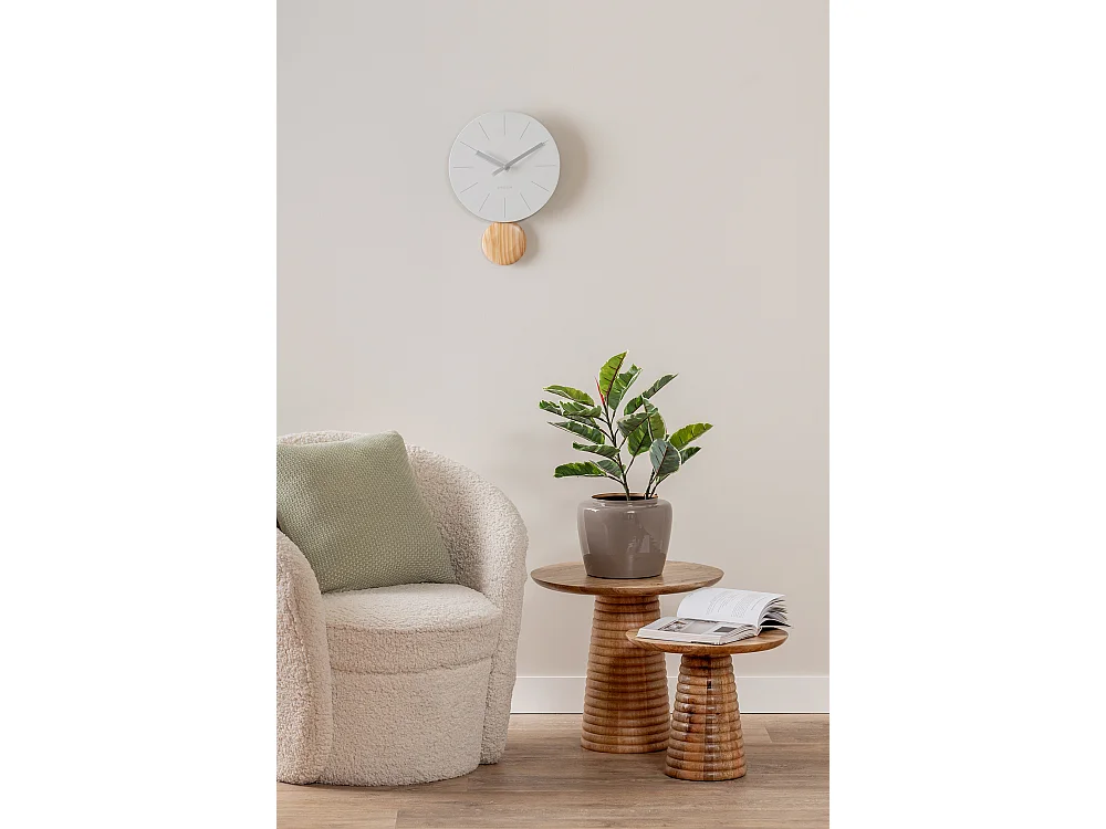 Table d'appoint Force Layered Base Large - Bois de manguier