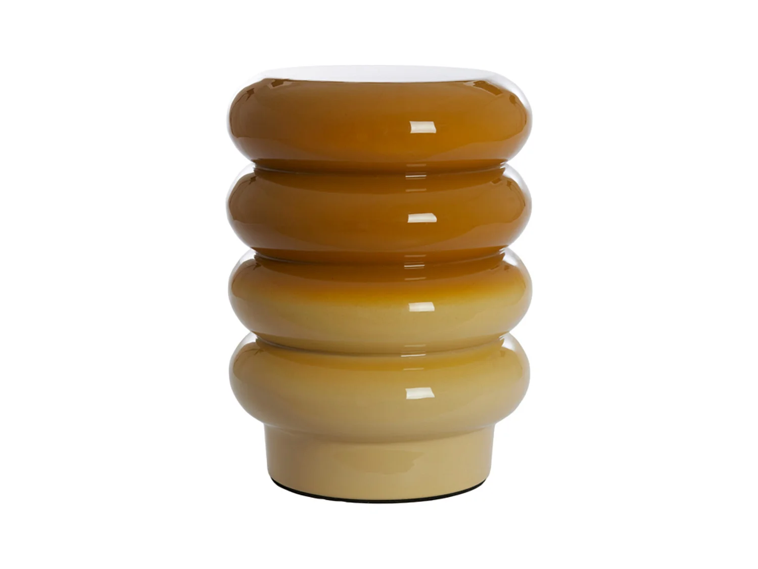 Table d'appoint MIROGI - Ø30x39cm - Jaune