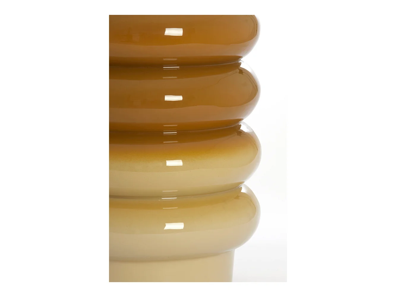 Table d'appoint MIROGI - Ø30x39cm - Jaune