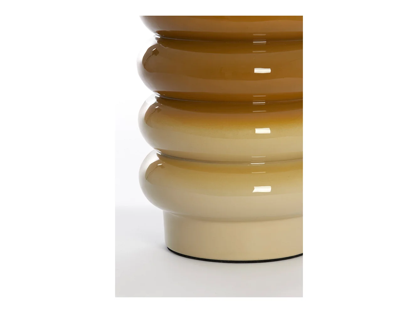 Table d'appoint MIROGI - Ø30x39cm - Jaune