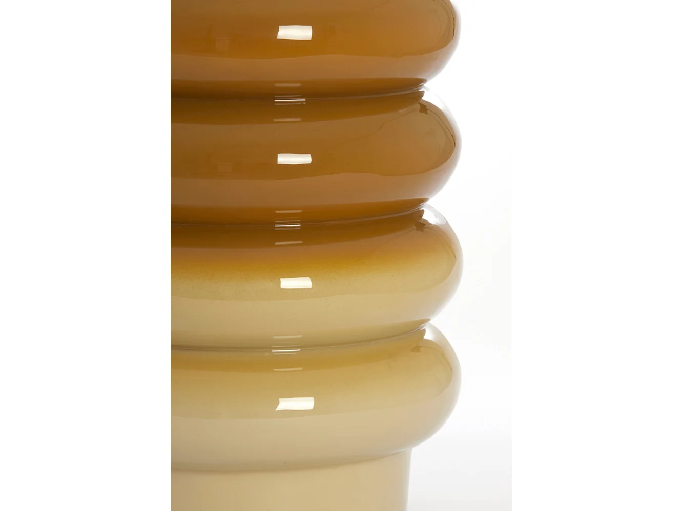 Table d'appoint MIROGI - Ø30x39cm - Jaune