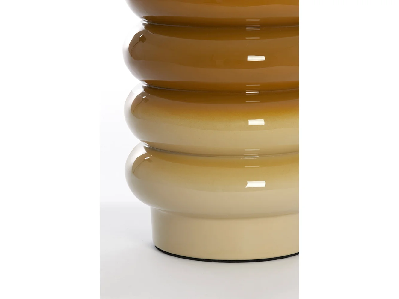 Table d'appoint MIROGI - Ø30x39cm - Jaune