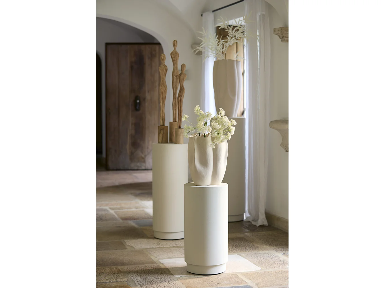 Colonne ALARIOS - Ø30x80cm - Blanc