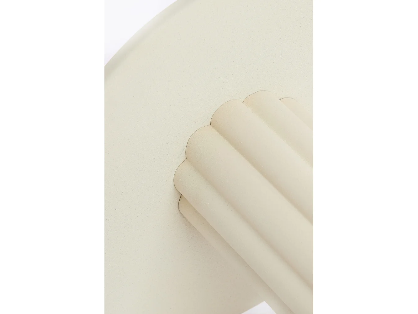 Table d'appoint ROSARIO - Ø51x50cm - Blanc