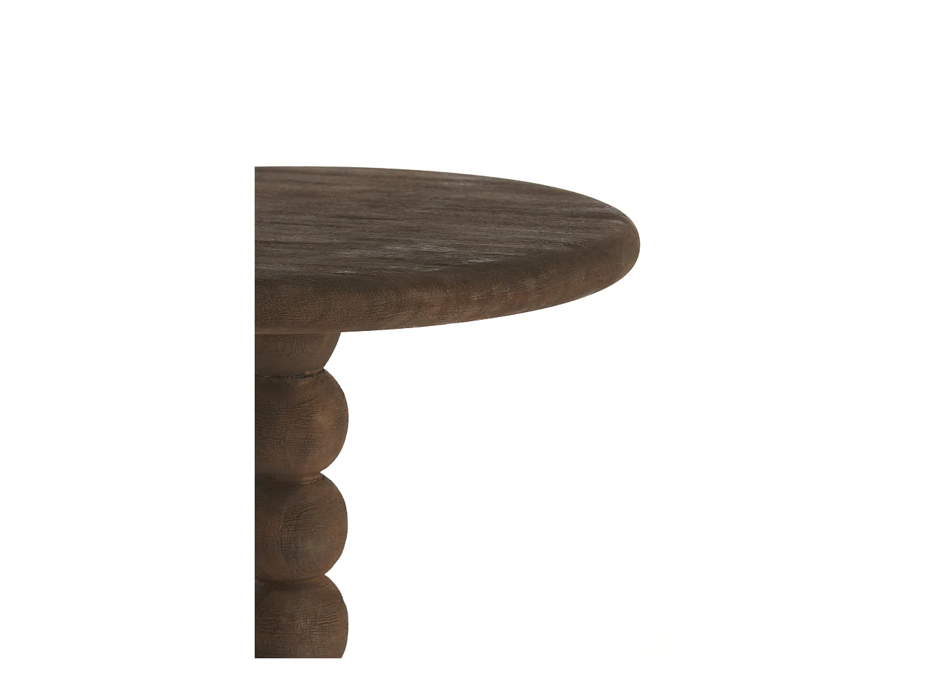 Table d'appoint VEGLIO - Ø35x54cm - Marron