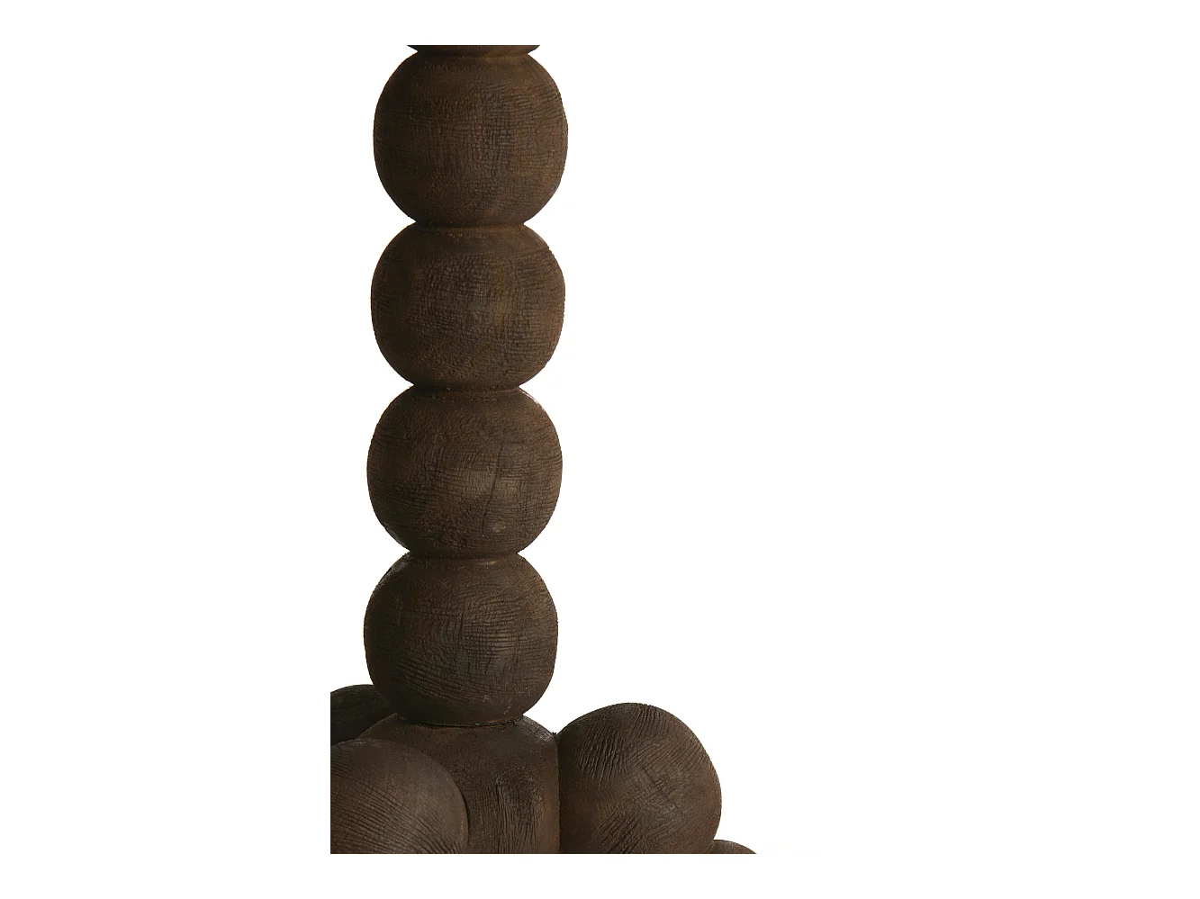 Table d'appoint VEGLIO - Ø35x54cm - Marron