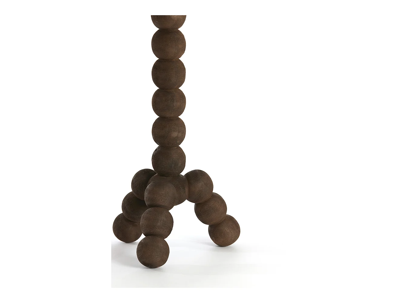 Table d'appoint VEGLIO - Ø35x54cm - Marron