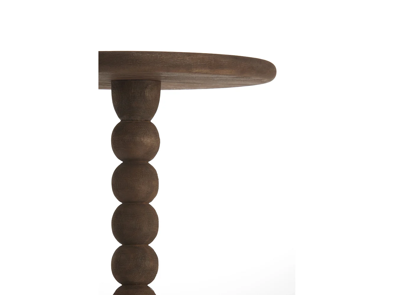 Table d'appoint VEGLIO - Ø35x54cm - Marron