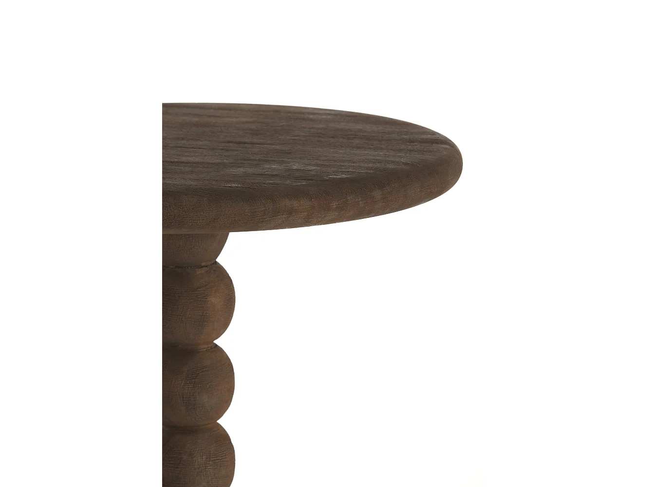 Table d'appoint VEGLIO - Ø35x54cm - Marron