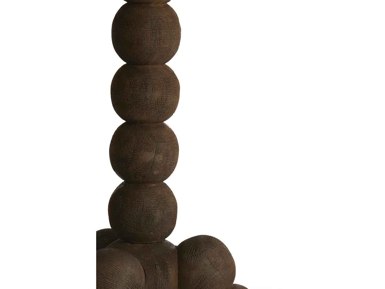 Table d'appoint VEGLIO - Ø35x54cm - Marron