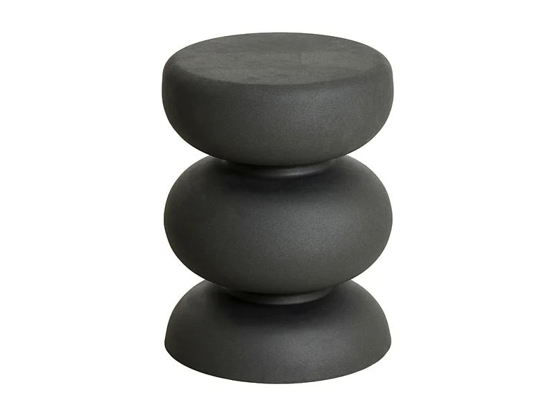 Bijzettafel KOBODO - Ø35x46cm - Zwart