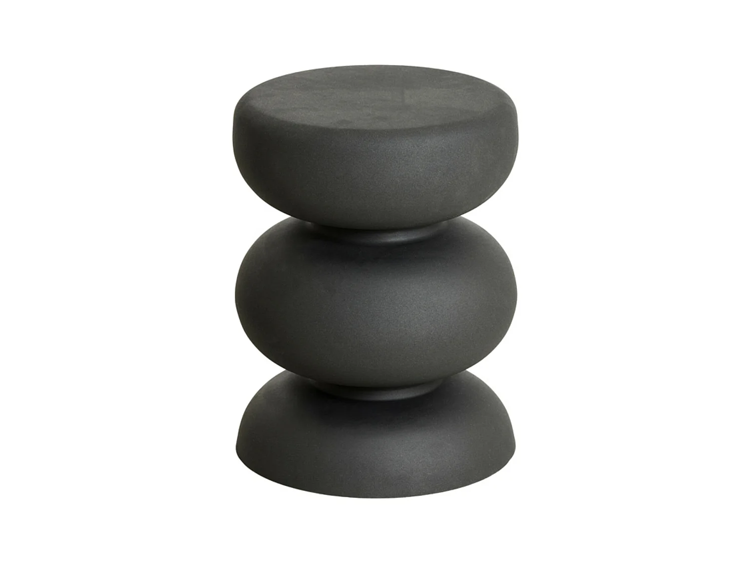 Table d'appoint KOBODO - Ø35x46cm - Noir