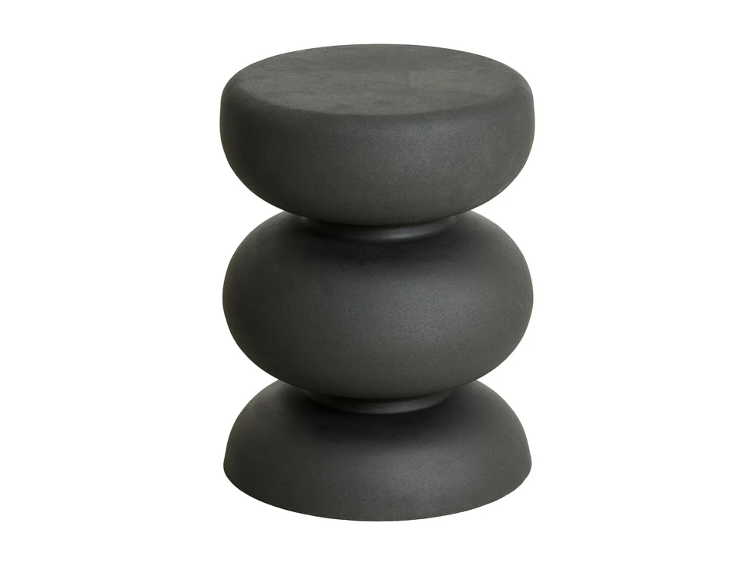 Table d'appoint KOBODO - Ø35x46cm - Noir