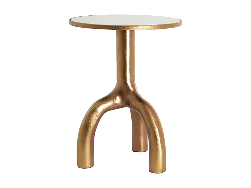 Bijzettafel MELLO - Ø40.5x53cm - Bruin