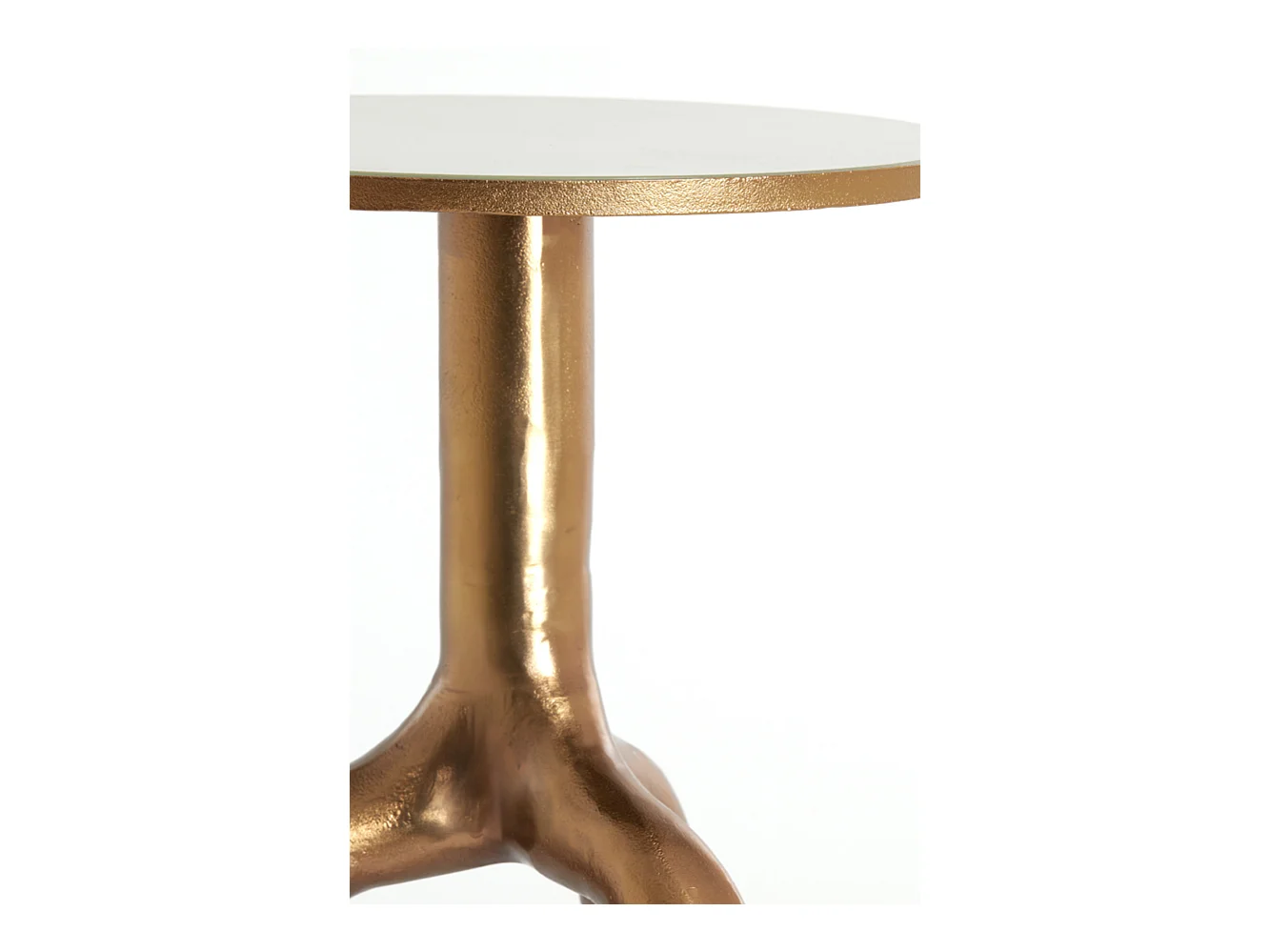 Beistelltisch MELLO - Ø40,5x53cm - Braun