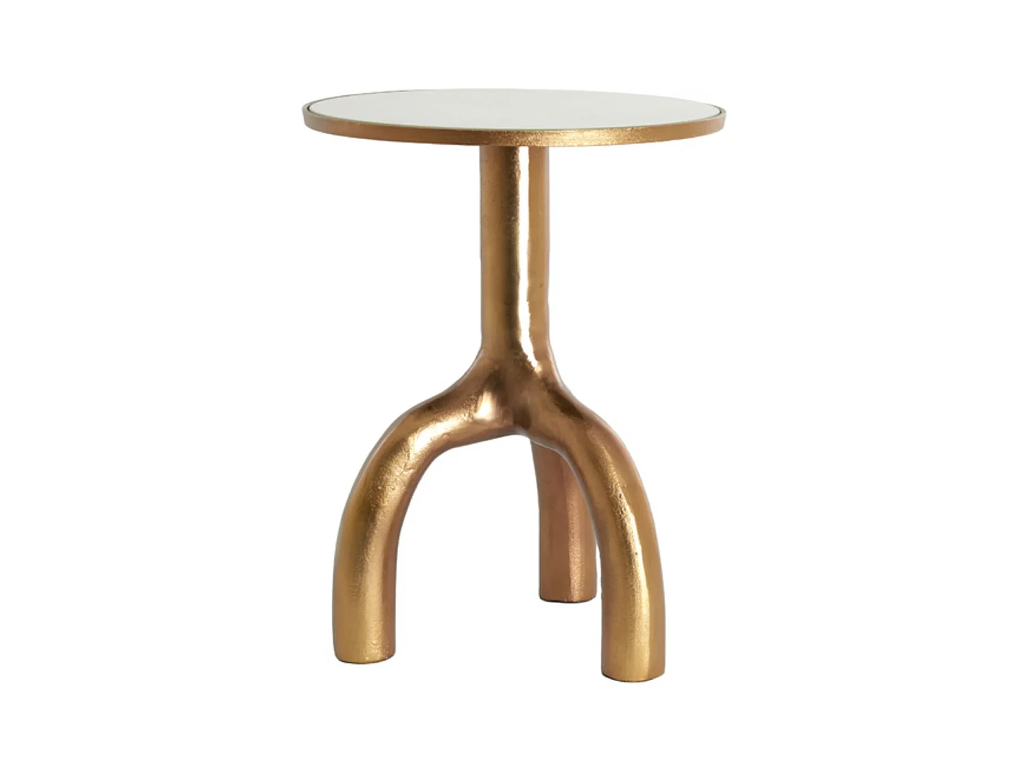 Table d'appoint MELLO - Ø40,5x53cm - Marron