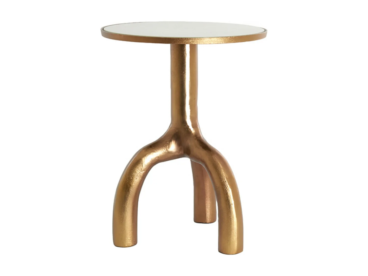 Table d'appoint MELLO - Ø40,5x53cm - Marron